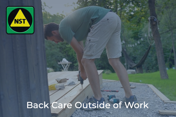 9. Back Care Outside of the Workplace